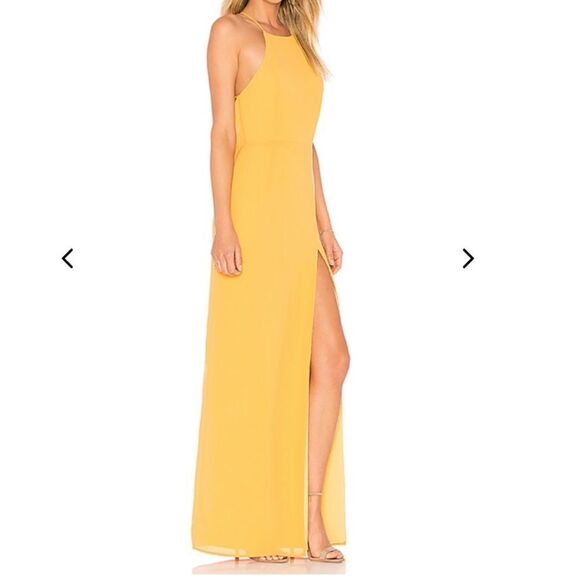 NWT LOVERS + FRIENDS Draped Open Back Sheyla Gown - Picture 3 of 5